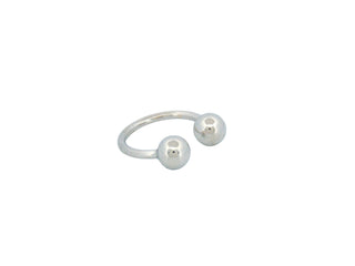 ANELLO SFERA BIG SILVER