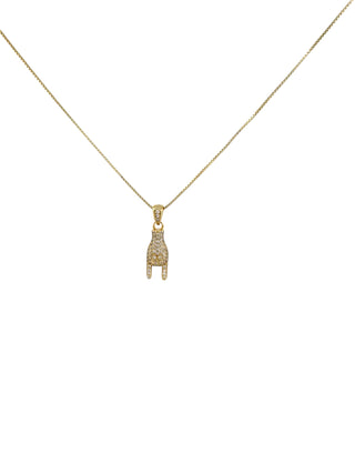 COLLANA FORTUNA ZIRCONATA MINI GOLD