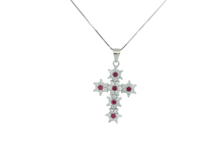 COLLANA CROCE FIORE