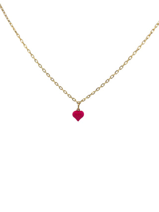 COLLANA RETTANGOLINA CUORE
