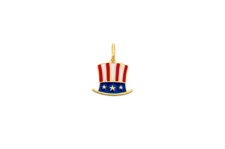 Charm - AMERCAN HAT Gold