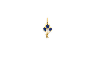 Charm - PALLONCINI BLU Gold