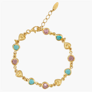 BRACCIALE CUORI RAIMBOW