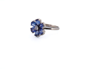 Anello Fleur Blu