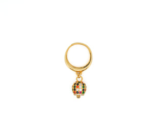 Anello Campanella Multicolor Gold